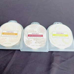 Burt's Bees Natural Soy Wax Melts Assorted Scents 3 Packages
